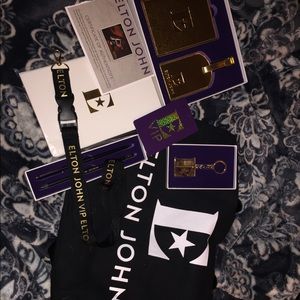 John Elton Farewell Yellow Brick Road Tour VIP bag